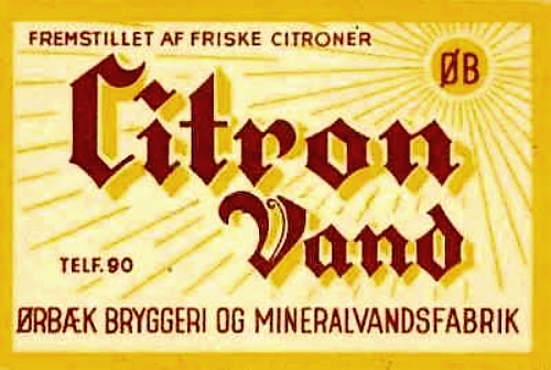 Citronvand - rbk Bryggeri og Mineralvandsfabrik